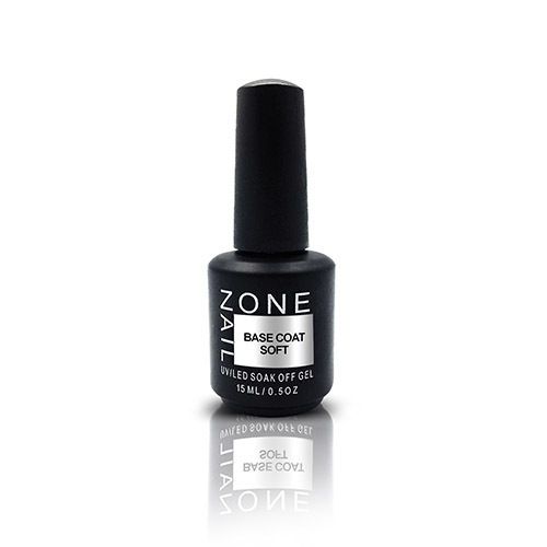 OneNail, Base Coat Soft - Каучуковое базовое покрытие для гель-лака (15 ml.)