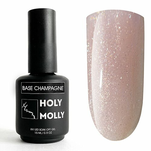 Holy Molly, Камуфлирующая база для гель-лака Champagne (15 мл)