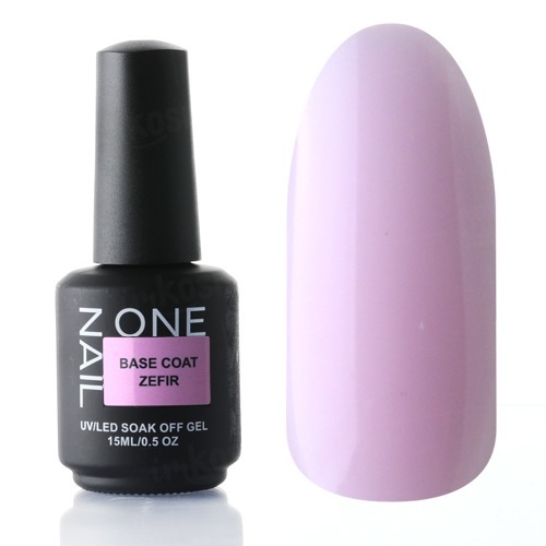 OneNail, Base Coat Zefir - Камуфлирующая база для гель-лака (15 ml)