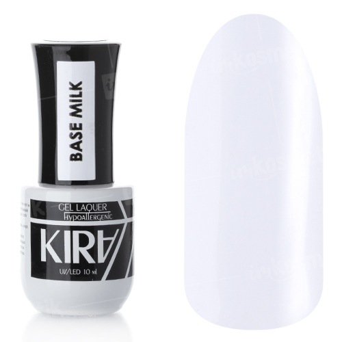 KIRA, База камуфлирующая для гель-лака Milk (10 мл.)