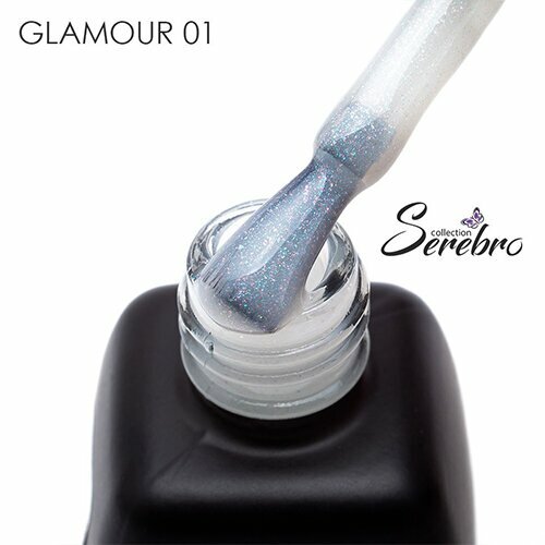 Serebro, Glamour base - База с шиммером №01 (11 мл)
