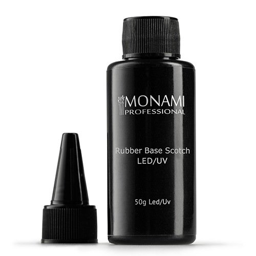 Monami, Rubber Base Scotch - Базовое каучуковое покрытие для гель-лака (50 мл)