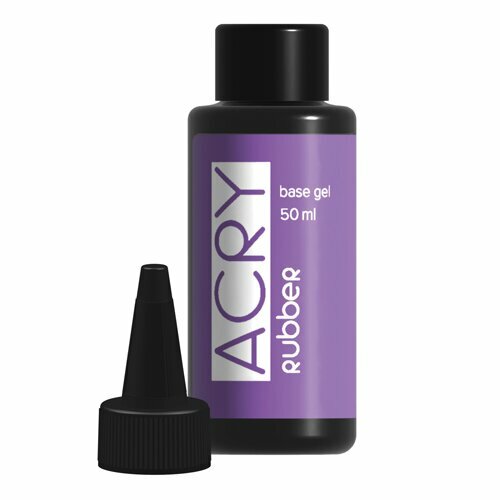 BSG, Acry Rubber - Эластичная база для ногтей, склонных к отслоению материала (50 мл)