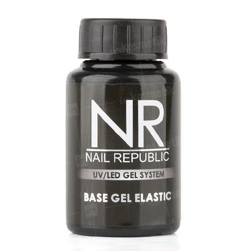 Nail Republic, Rubber Base Gel Elastic - Эластичное каучуковое базовое покрытие (30 мл.)