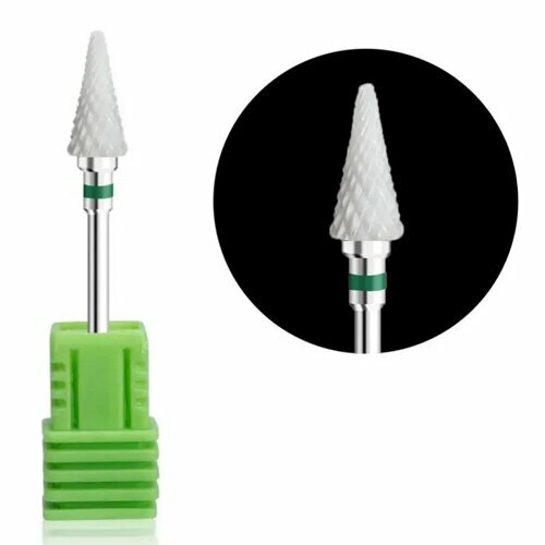 Nail Art, Фреза керамическая конус, грубая, 3/32" Umbrella ST (C)