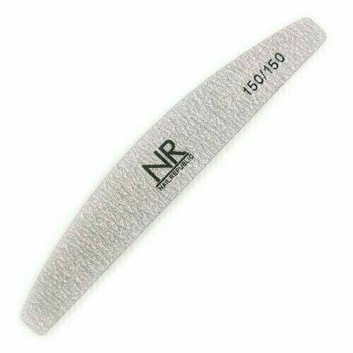 Nail Republic, Пилка серая луна набор (пластик) 150/150 грит F-2 (25 шт.)