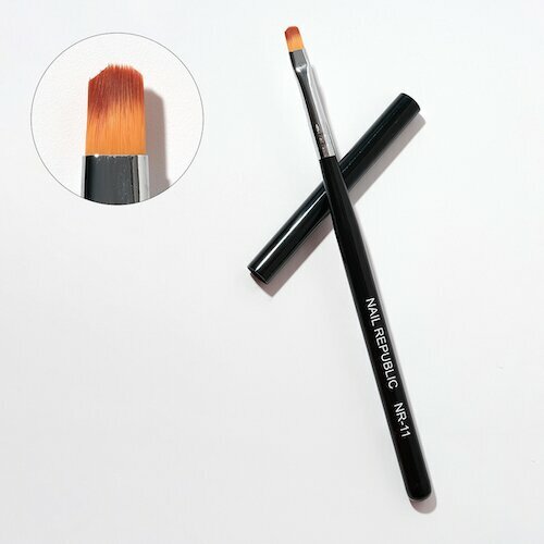 Nail Republic, Кисть NR-11 для геля с прямым ворсом (6 мм)