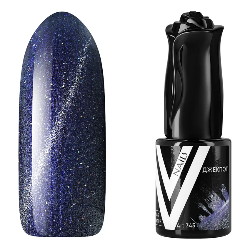 Vogue nails, Гель-лак Кошачий глаз Джекпот - Фиолетовый