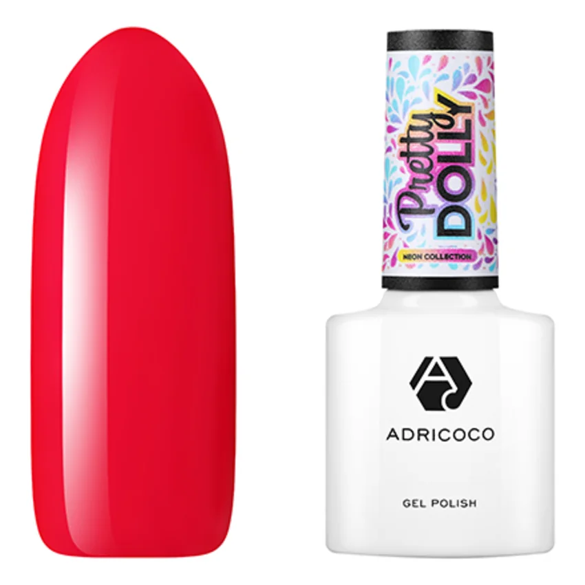 ADRICOCO, Гель-лак Pretty Dolly №04 - Розовый
