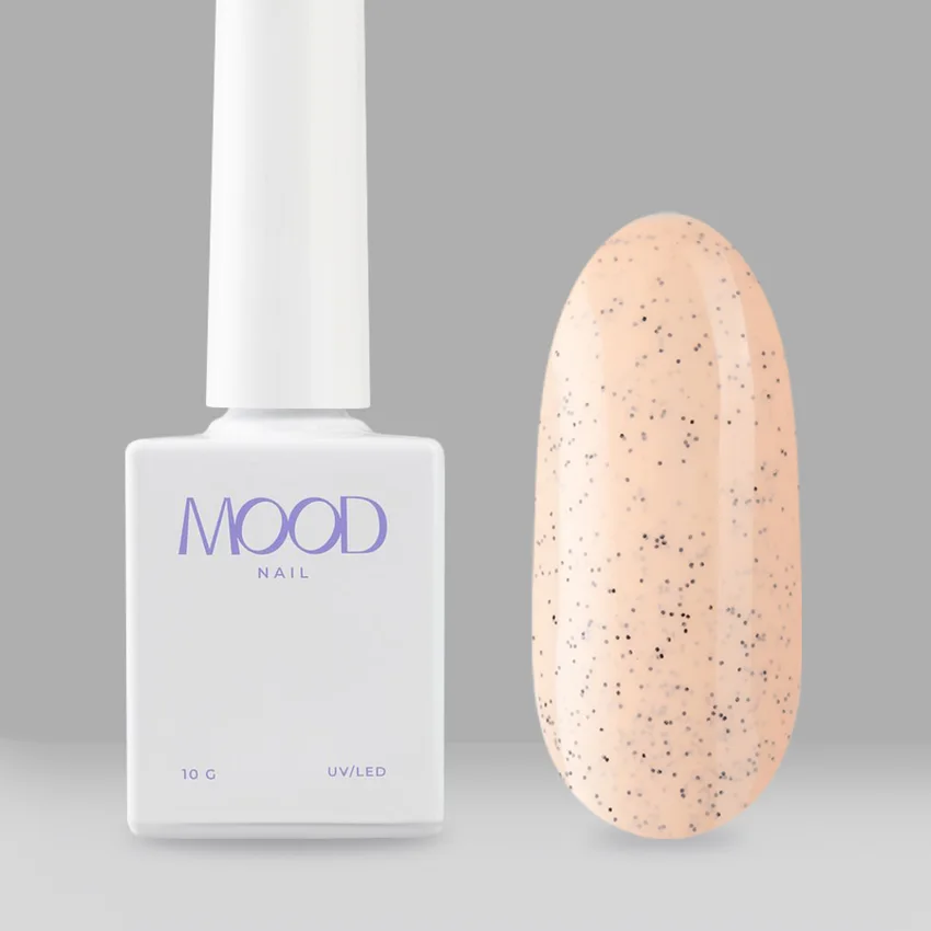 MOODNAIL, Гель-лак Tiny Dots Peach, 10 г - Персиковый