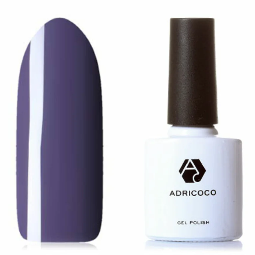 ADRICOCO, Гель-лак №080 - Фиолетовый