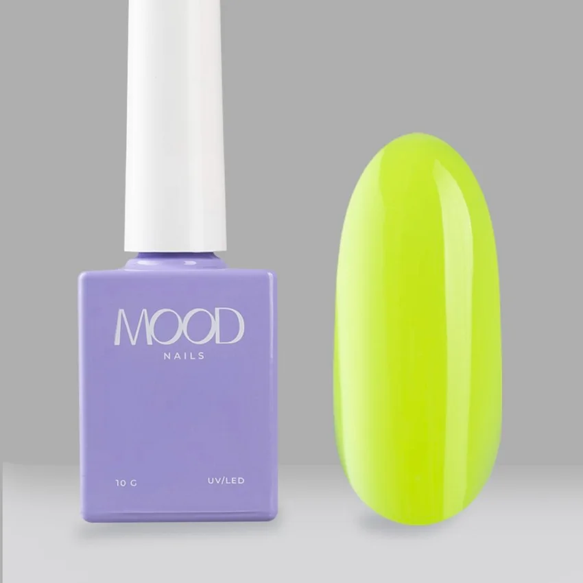 MOODNAIL, База Neon Strong Base SPF, 10 г - Салатовый