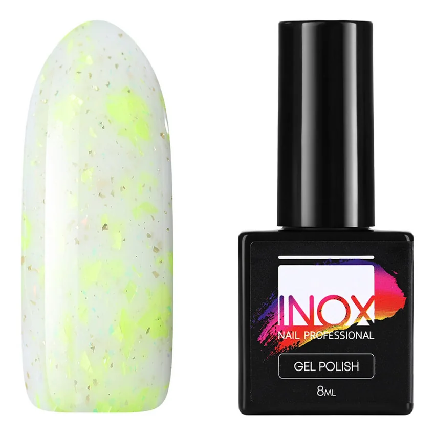 INOX nail professional, Гель-лак №193, Домашняя канарейка - Желтый