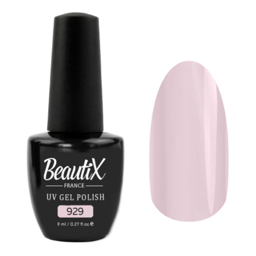 Beautix, Гель-лак Beautix №929 (УЦЕНКА) - Розовый