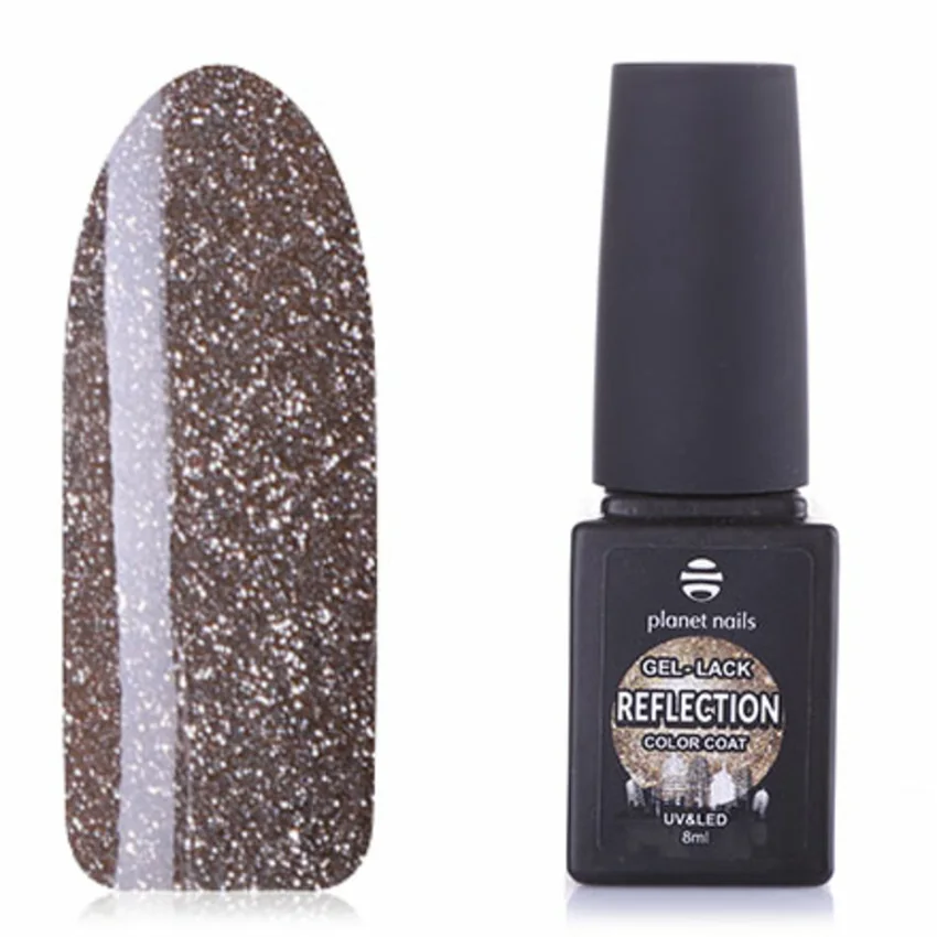 Planet Nails, Гель-лак Reflection №165 - Бежевый