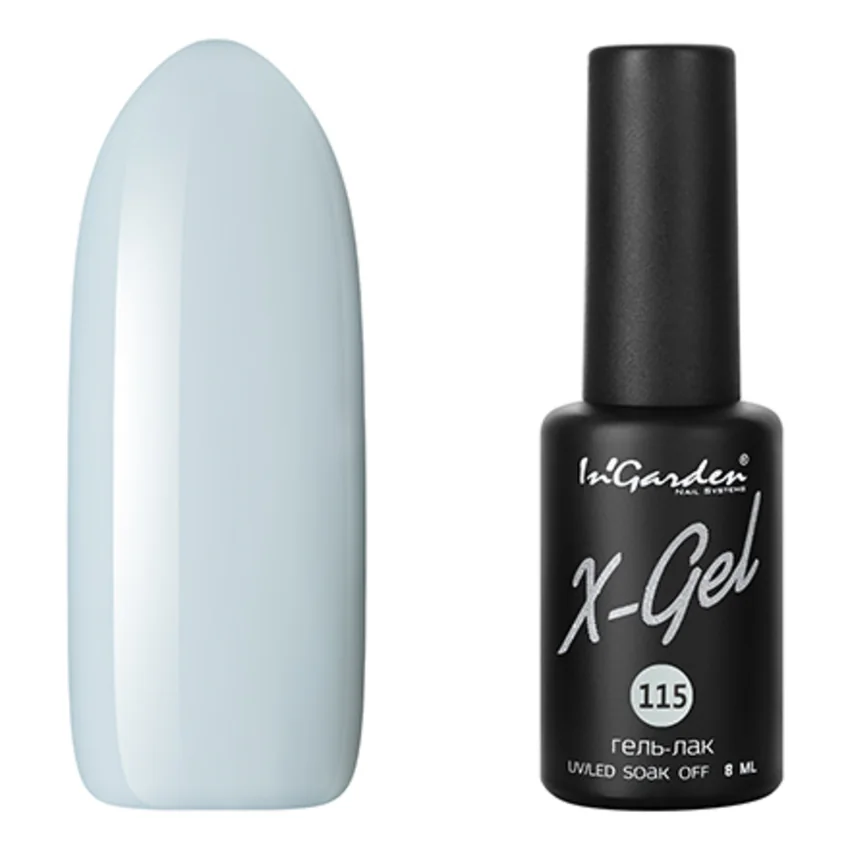 In'Garden, Гель-лак X-Gel №115 - Голубой