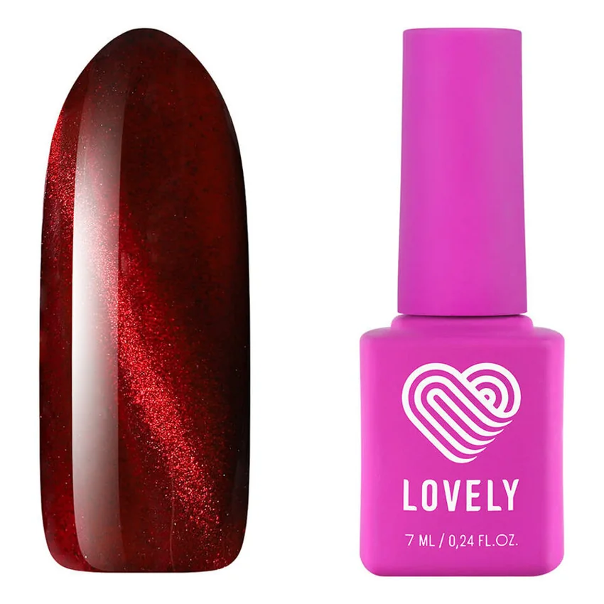 Lovely, Гель-лак What is Love №02, 7 мл - Марсала