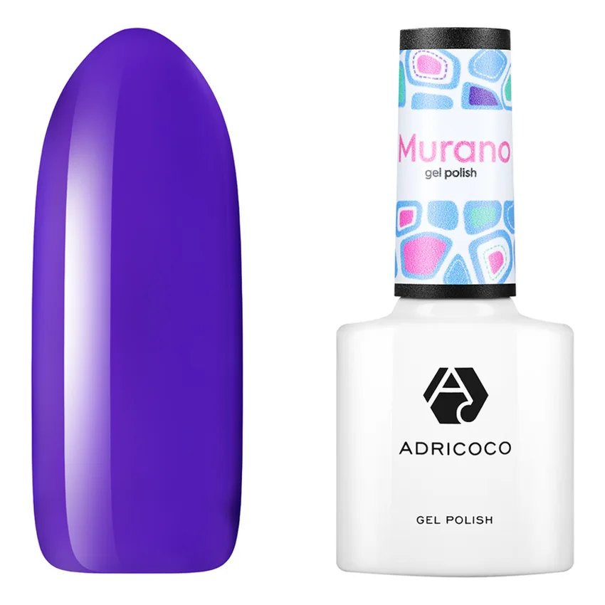 ADRICOCO, Гель-лак Murano №02 - Фиолетовый