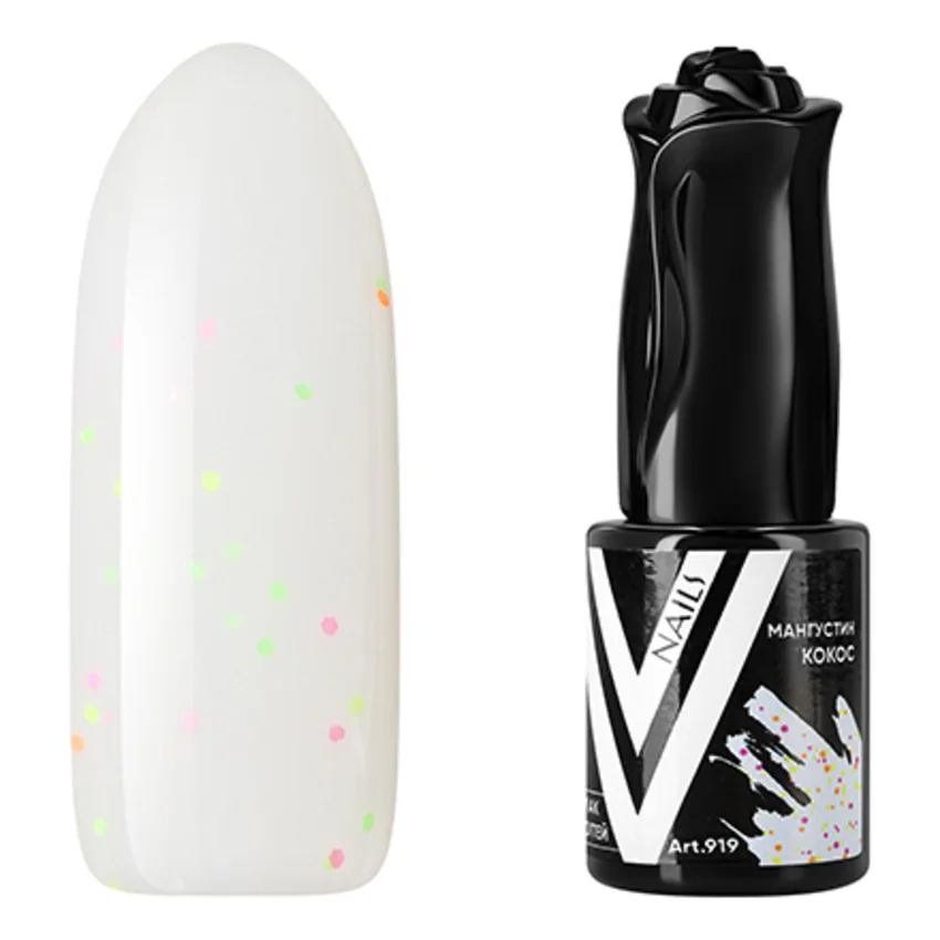 Vogue Nails, Гель-лак Мангустин и кокос - Белый