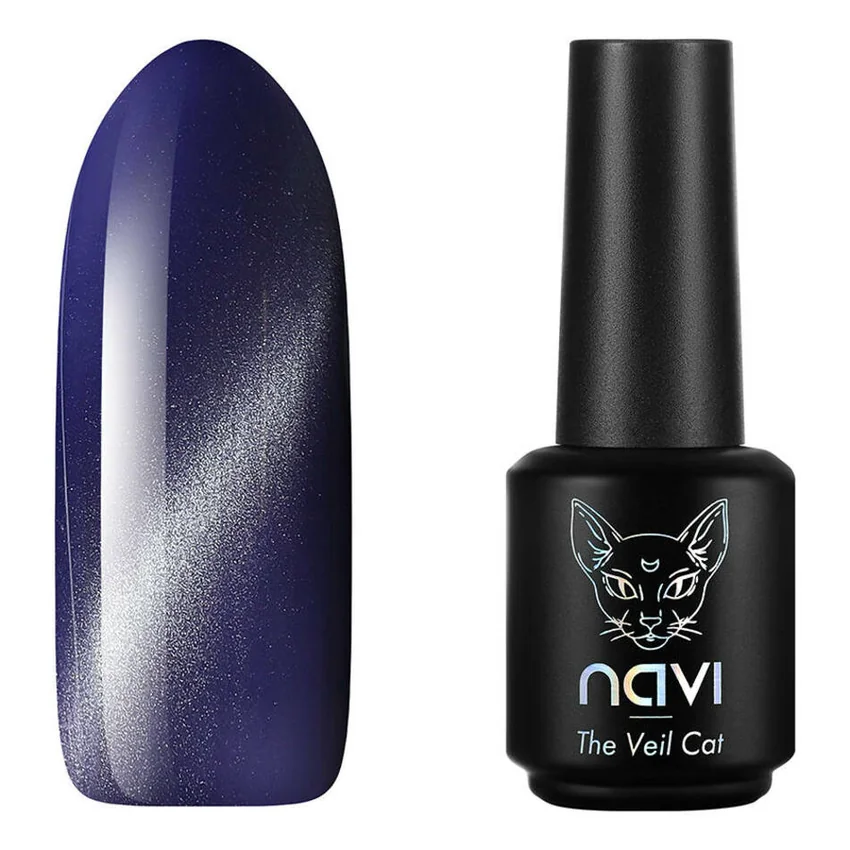 NAVI, Гель-лак корейский кошачий глаз The Veil Cat 07, 8 мл - Фиолетовый