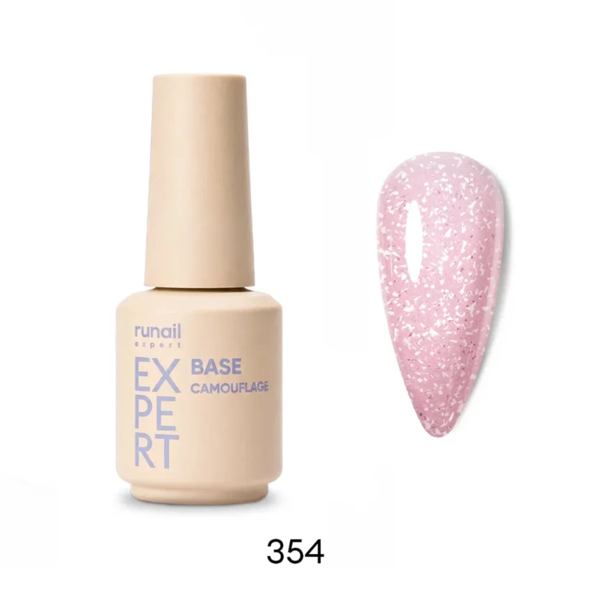Runail Expert, Камуфлирующая база №354, 18 мл - Розовый