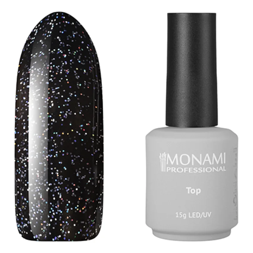 Monami Professional, Топ Super Shine Galaxy, 15 мл - Прозрачный