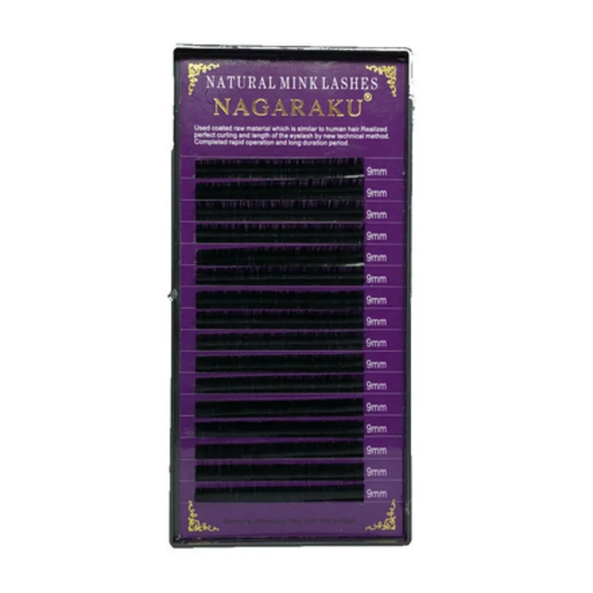 NAGARAKU, Ресницы на ленте Natural Mink, 9/0,12 мм, C-изгиб (УЦЕНКА)