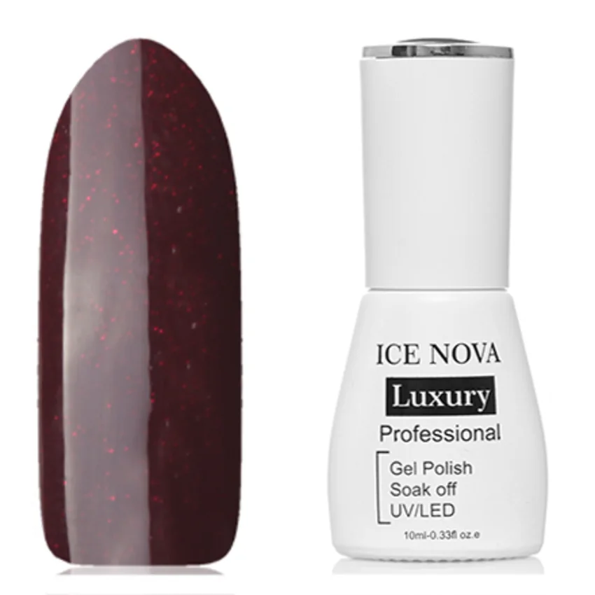 Ice Nova, Гель-лак №111, Rosy Nude - Коричневый