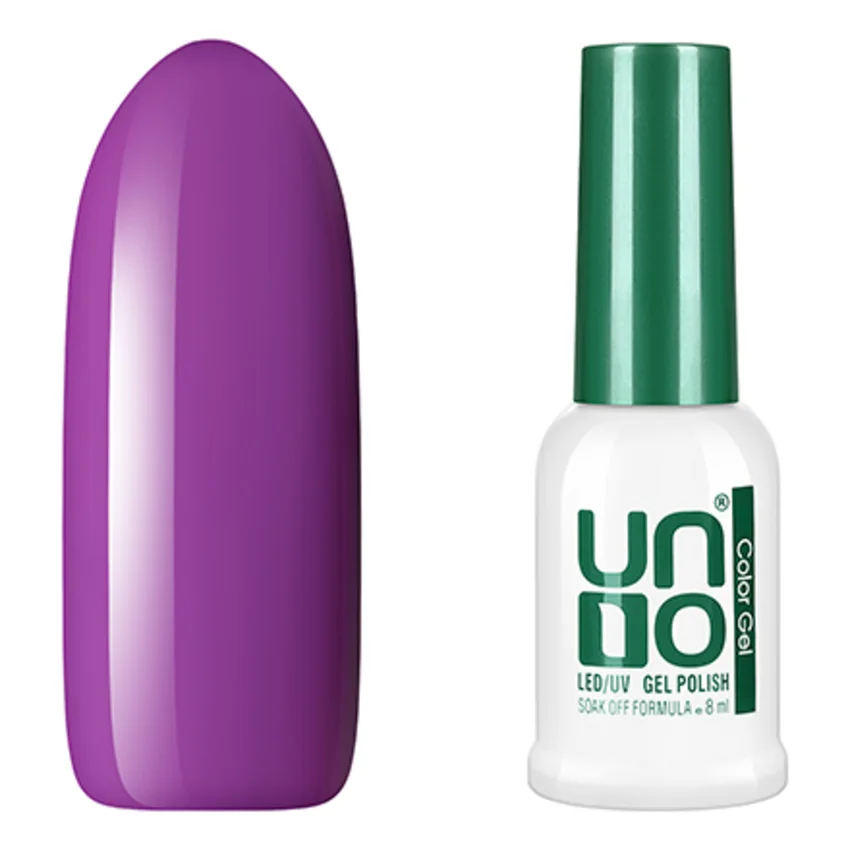 UNO, Гель-лак №384 Луговая фиалка, Meadow Violet - Фиолетовый