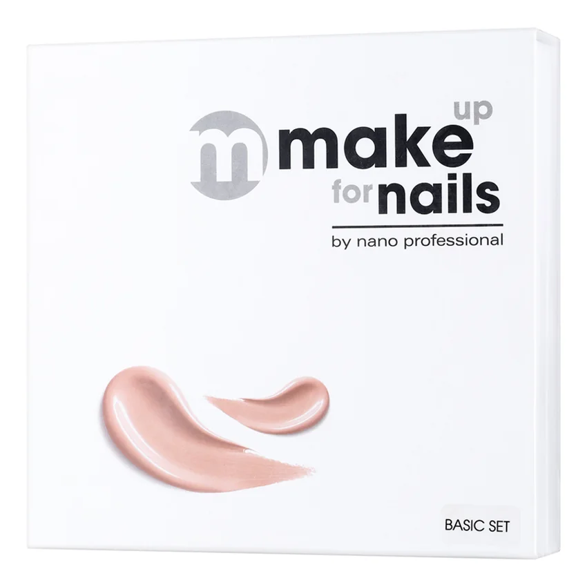 Nano Professional, Набор Make up for nails, Love set - Молочный