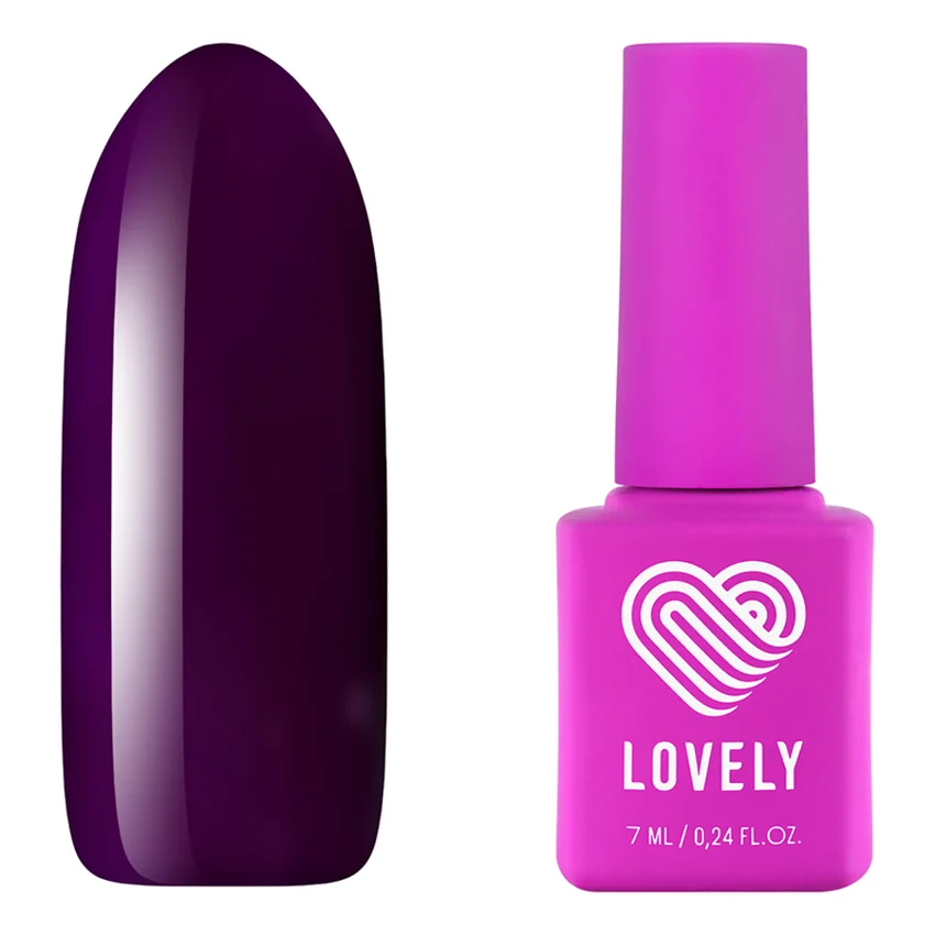 Lovely, Гель-лак Classic №212 - Фиолетовый