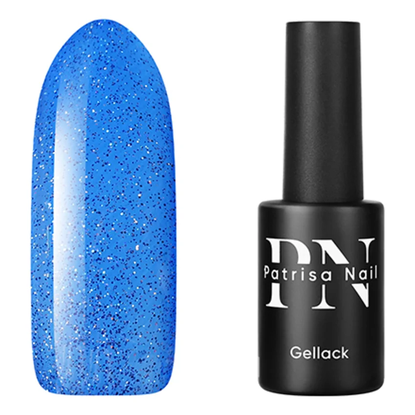 Patrisa Nail, Гель-лак Neon Flash №234, 8 мл - Синий
