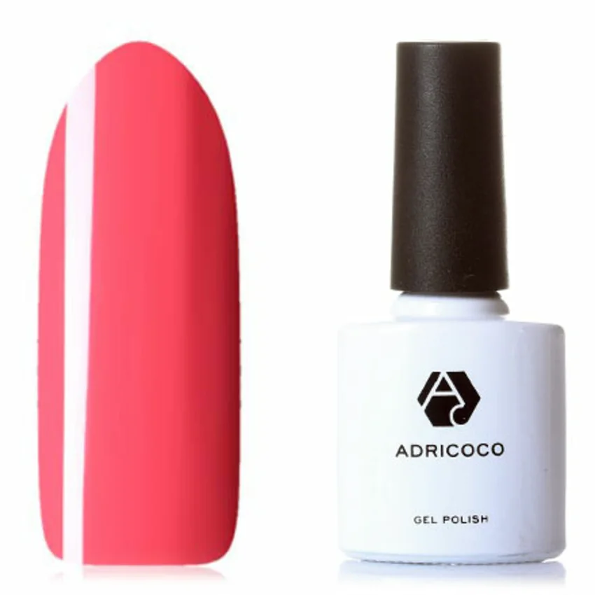 Набор, ADRICOCO, Гель-лак №039, 2 шт. - Коралловый