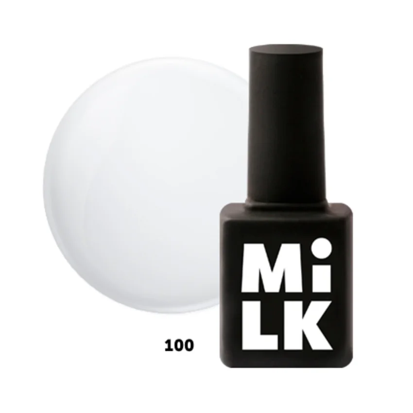 MilkGel, Гель-лак Simple №100, Pure White - Белый
