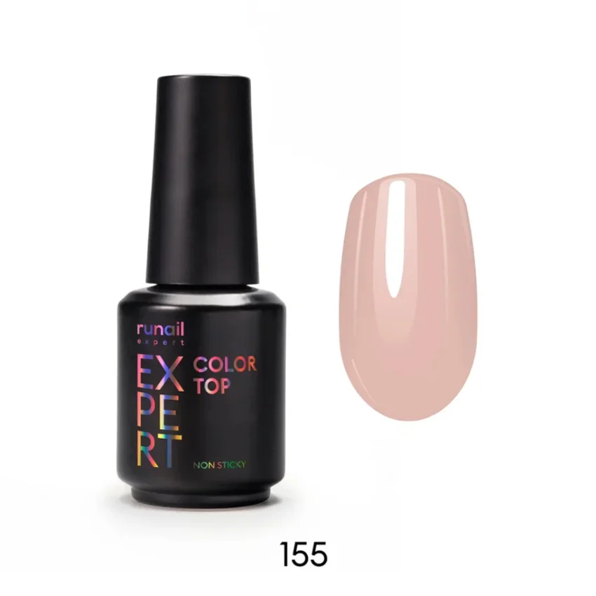 Runail Expert, Топ цветной Top Color Non Sticky №155, 18 мл