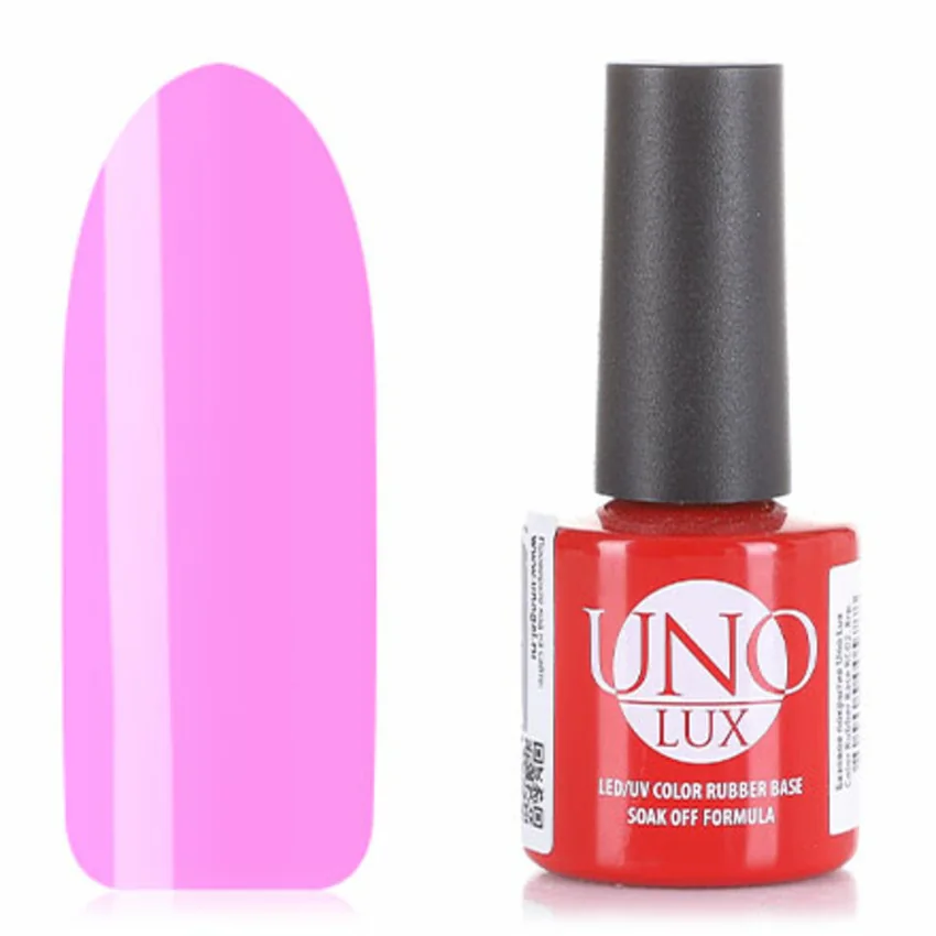 UNO LUX, База Color Rubber №09 - Розовый