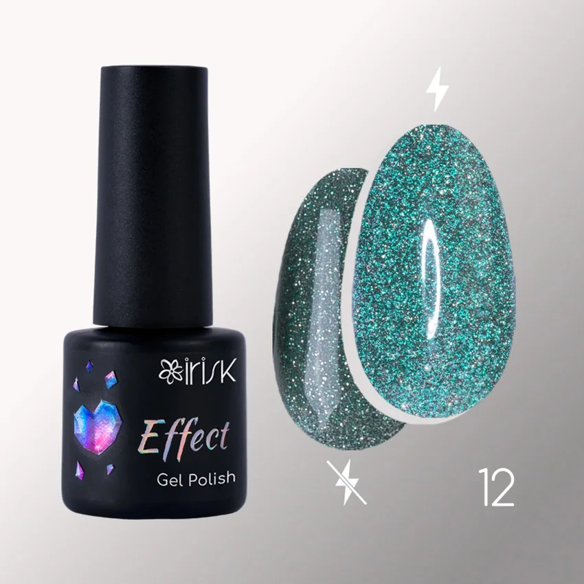 IRISK, Гель-лак с эффектами Effect Gel Polish №12, 5мл - Голубой