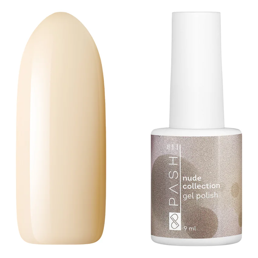 PASHE, Гель-лак Nude №17 - Белый