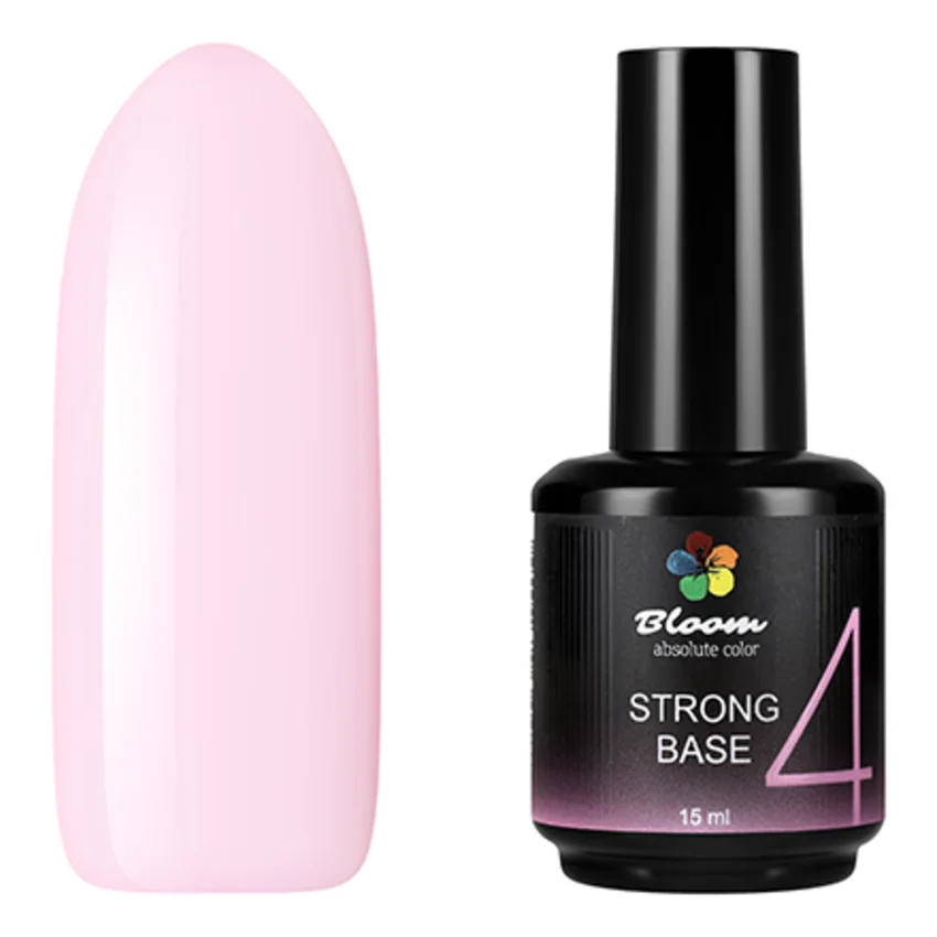 Bloom, База для гель-лака Strong №4, 15 мл - Для френча