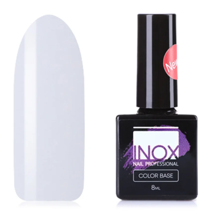 INOX nail professional, База B-04, Молочная, 8 мл - Молочный