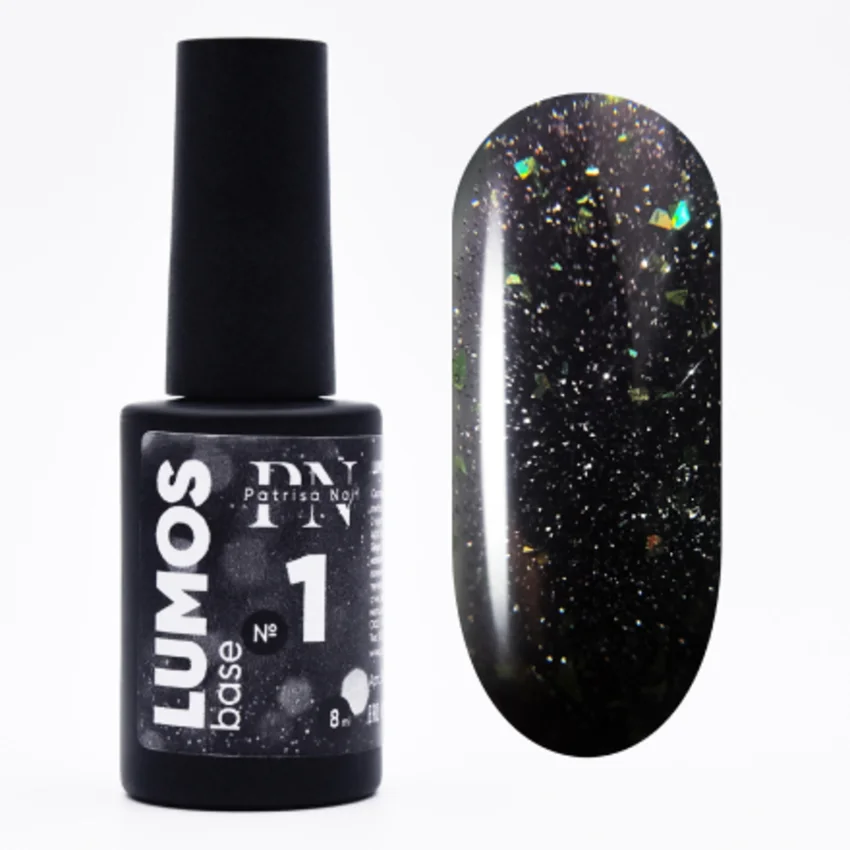 Patrisa Nail, База для гель-лака Lumos Base №1 (УЦЕНКА) - Фиолетовый