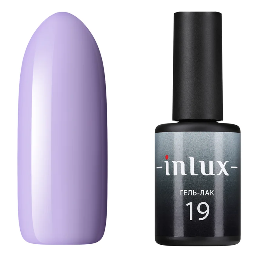 INLUX, Гель-лак №19 светло-фиолетовый , 8 мл