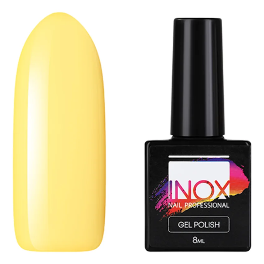 INOX nail professional, Гель-лак №038, Спелое манго - Желтый
