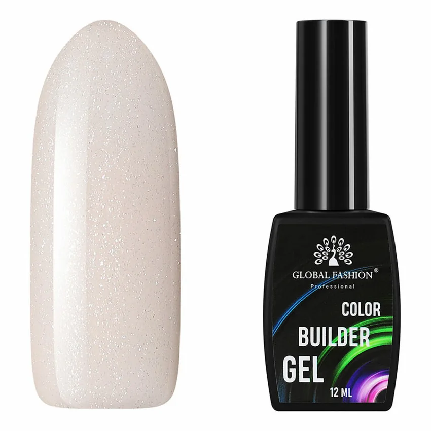 Global Fashion, Цветной гель для ногтей Color Builder Gel №05, 12 мл