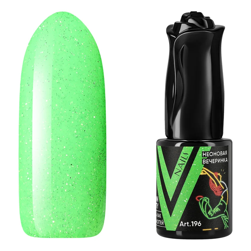 Vogue Nails, Гель-лак Неоновая вечеринка - Зеленый