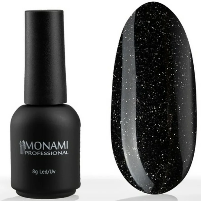 Monami Professional, Гель-лак Millennium Black - Черный