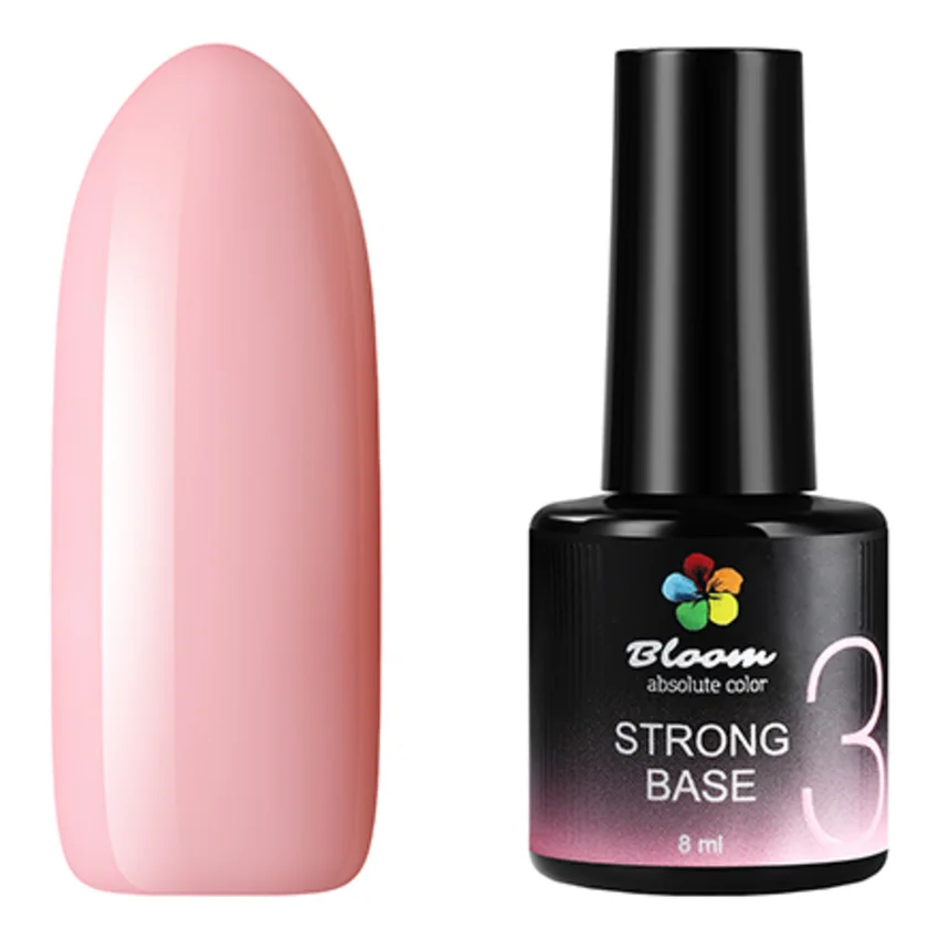 Bloom, База для гель-лака Strong №3, 8 мл - Для френча