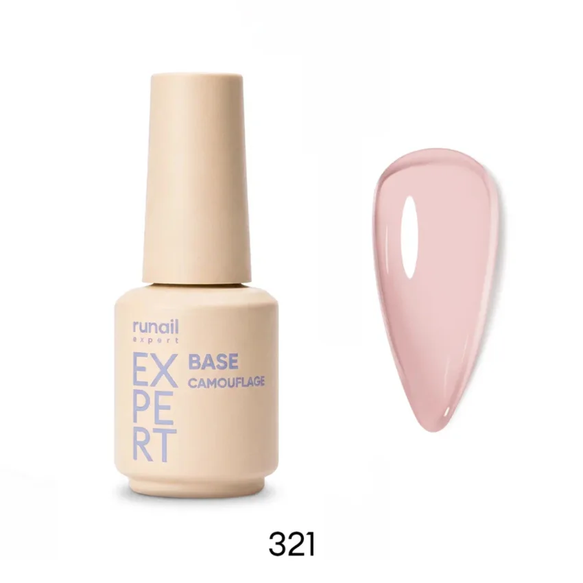 Runail Expert, Камуфлирующая база №321, 18 мл - Розовый