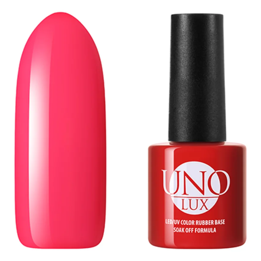 UNO LUX, База Color Rubber №07 - Розовый