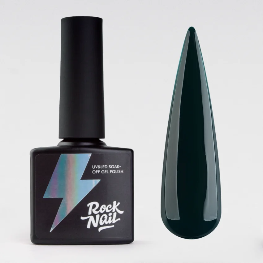 RockNail, Гель-лак Furia №662 - Killer Queen, 10 мл - Изумрудный